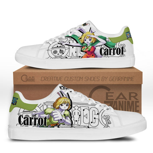 Porkkana Skate Sneakers Custom Anime OP -kengät